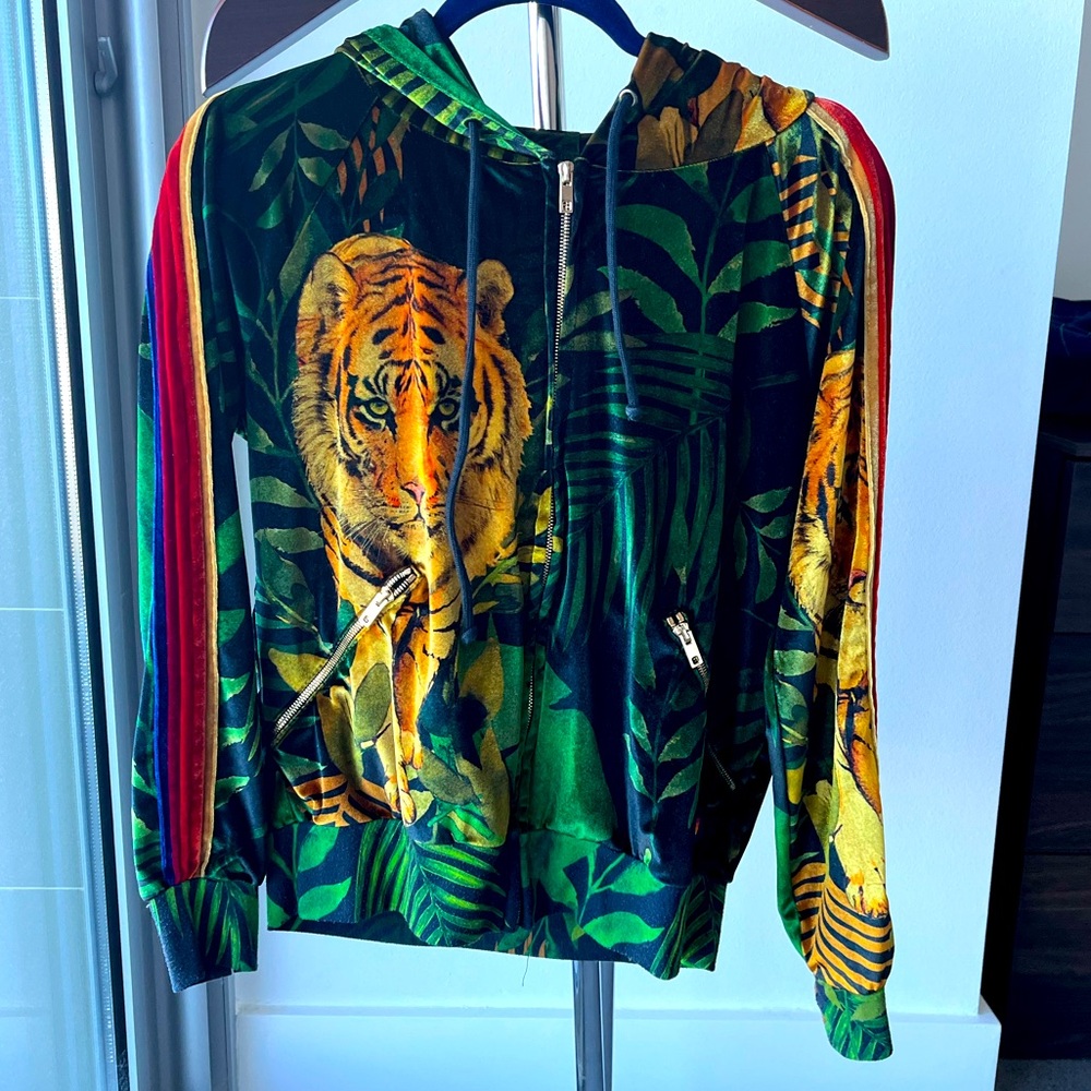 Aviator nation velvet hoodie. Tiger edition